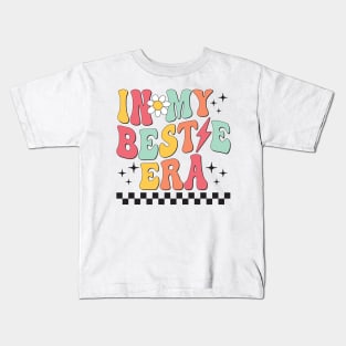 Retro Groovy In My Bestie Era Friends Matching Kids T-Shirt